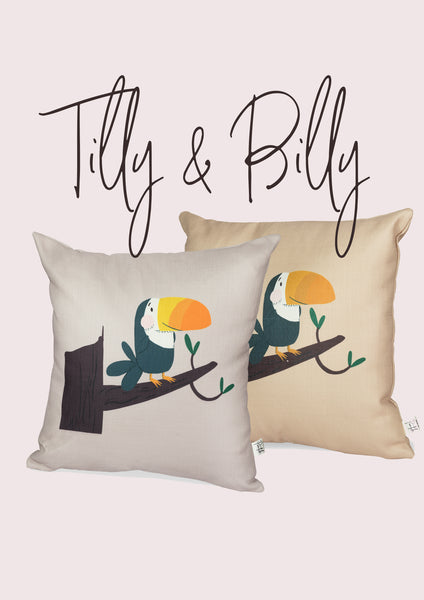 Perfect for Twins: Billy & Tilly Kids Cushions| Twin Gift Idea