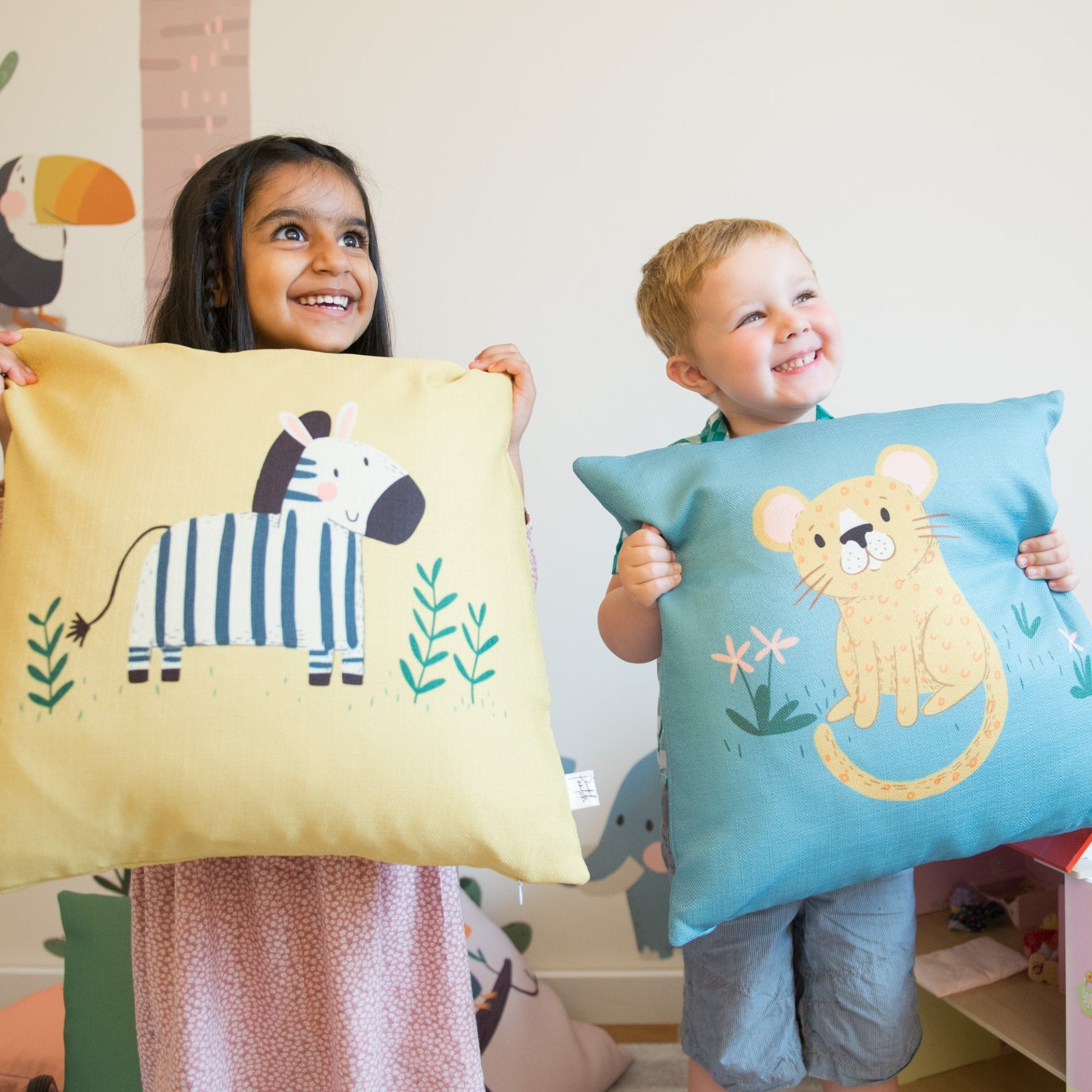 Jungle Animals Cushion Covers Optional Filling Kids Gift Idea Made By Paatch